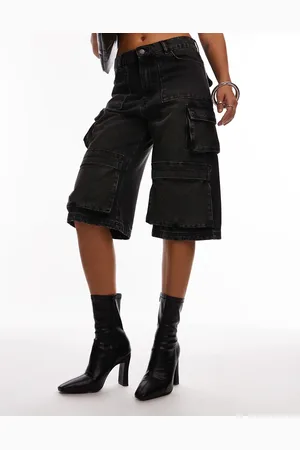 Topshop Botas negras de tacón alto con puntera fina Orry de