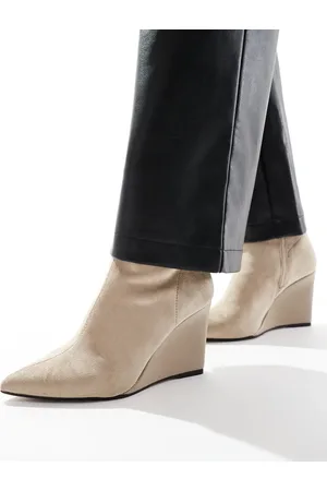 River Island Botas con tacón de cuña de - neutro