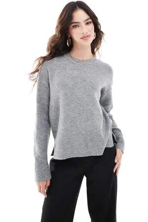 Pieces® Jersey con cuello redondo de