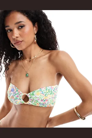 Kulani Kinis Top de bikini estilo palabra de honor sin tirantes Desert Disco de x Lexi Hidalgo