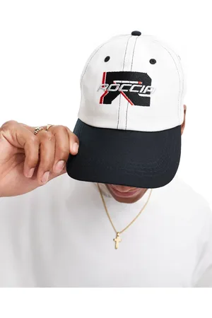 ASOS Gorra de béisbol con diseño en contraste y gráfico bordado de