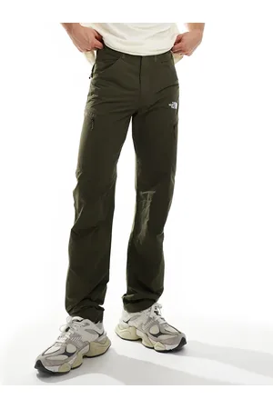 The North Face Pantalones verdes de corte tapered con bolsillo cargo Exploration de