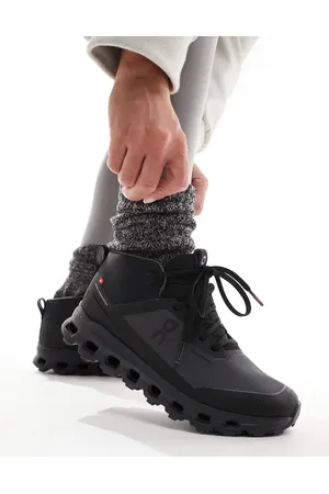 On Running Zapatillas de deporte hi-top negras impermeables Cloudroam de ON