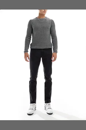 JJ Vaqueros negros de corte tapered Adam de