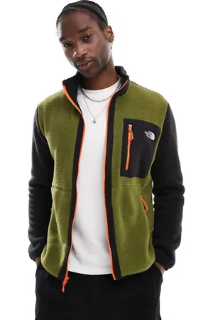 The North Face Chaqueta polar con cremallera y diseño color block Yumiori de -Verde