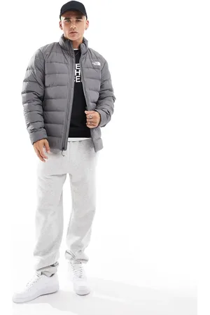 The North Face Chaqueta gris acolchada Aconcagua 3 de