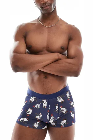 ASOS Calzoncillos con estampado de pingüinos de Navidad de