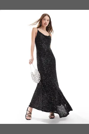 Never Fully Dressed Vestido semilargo adornado con lentejuelas Mya de