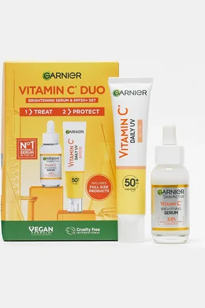 Garnier Set de cuidado de la piel Vitamin C Brightening Routine con FPS 50+ de