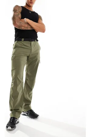 Columbia Pantalones verdes utilitarios Silver Ridge de