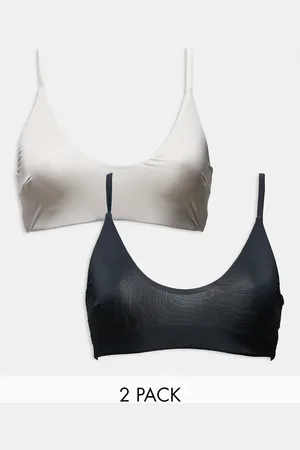 ASOS Pack de 2 sujetadores de color sin aros de tejido supersuave Bella de