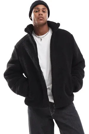 ASOS Chaqueta de plumas de borreguito en de