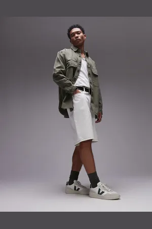 Veja Zapatillas de deporte blancas y verdes V-90 de