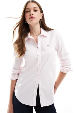 GANT Camisa Oxford de corte slim elástico con logo de