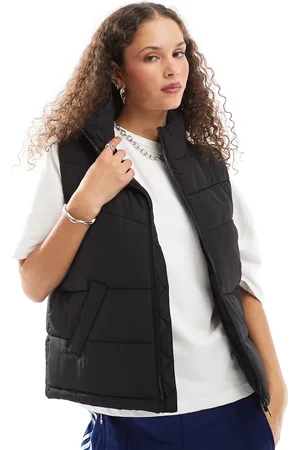 Noisy May Chaleco acolchado con cuello alto de