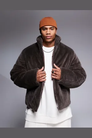 ASOS Chaqueta de plumas de piel sintética de