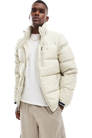 Ralph Lauren Chaqueta acolchada con capucha extraíble y logo de icono de plumón de - neutro