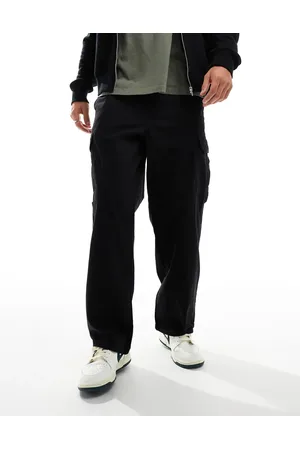 New Look Pantalones cargo negros holgados de
