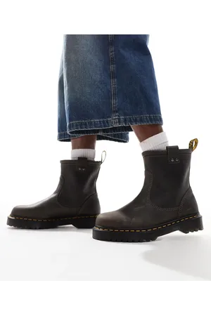 Dr. Martens Botines Chelsea marrones unisex de cuero Anistone Lo de Dr. Martens