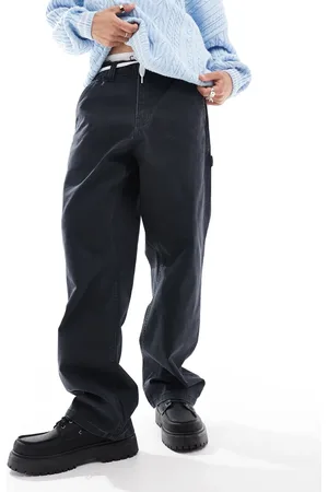 Vans Pantalones negros de estilo carpintero Drill Chore de