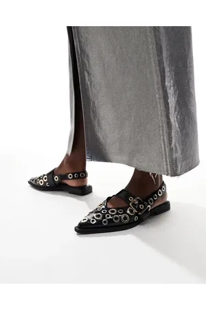 ASOS Bailarinas negras estilo merceditas Lynx de
