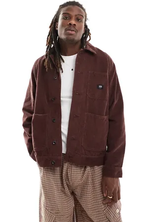 Vans Chaqueta marrón oscuro de pana Drill Chore de