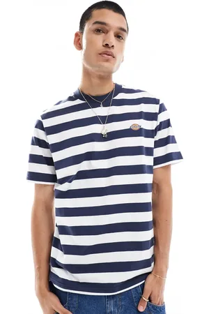 Dickies Camiseta a rayas blancas y River Grove exclusiva en ASOS de