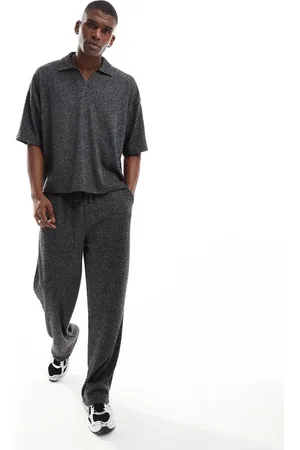 ASOS Pantalones holgados de canalé grueso cepillado premium de (parte de un conjunto)
