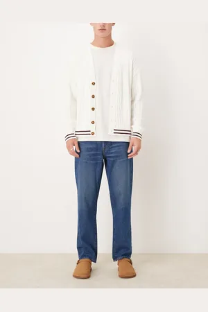 Abercrombie & Fitch Vaqueros de corte suelto con vintage de -Azul marino