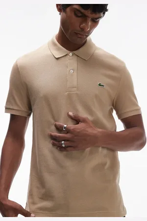Lacoste Polo de corte slim con logo de piqué de - neutro