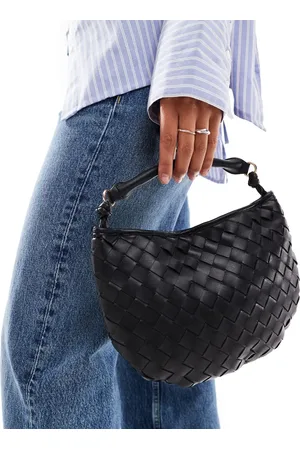 Glamorous Bolso de mano con textura entretejida de