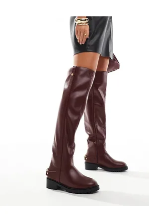 Simmi London Botas por encima de la rodilla Gerald de SIMMI London-Rojo