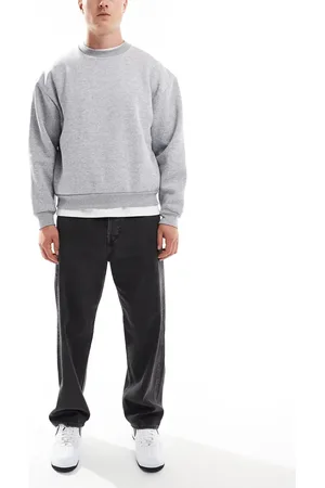 JACK & JONES Vaqueros negro lavado holgados Alex de -Azul