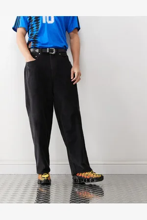 Obey Pantalones negros de pana Bigwig de