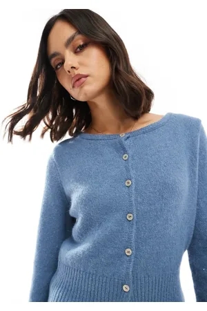 ASOS Cárdigan polvoriento de punto mullido de