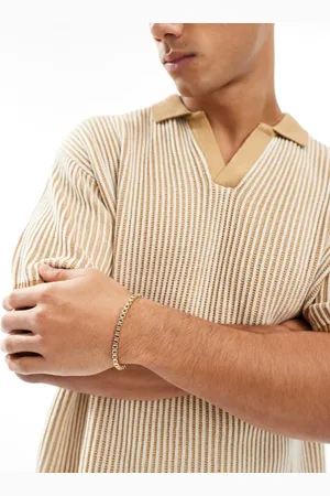 ASOS Pulsera dorada de eslabones de