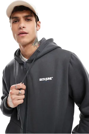 Sixth June Sudadera con capucha, cremallera y detalle estampado de (parte de un conjunto)