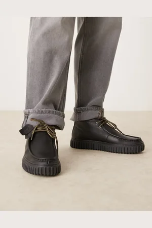 Clarks Zapatos negros de cuero Torhill de Clarks