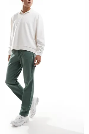 Only & Sons Pantalones verde salvia de corte suelto de -Gris