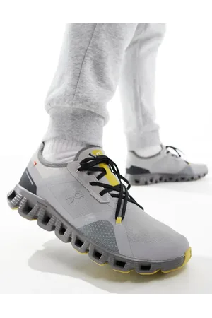 On Running Zapatillas de deporte grises y amarillas Cloud X 3 AD de ON