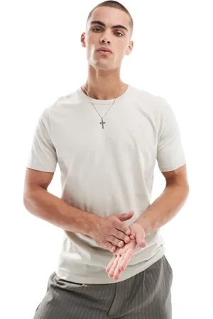 Hollister Camiseta color crema con logo icon de -Blanco
