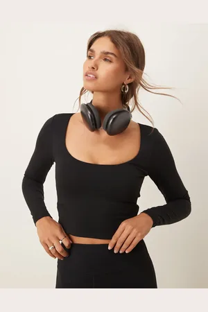 Tala Top de manga larga con cuello ancho DayFlex de