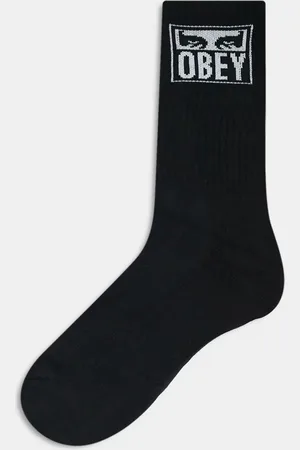 Obey Calcetines negros Two Eyes Icon de