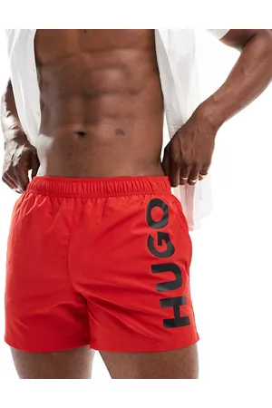 HUGO BOSS Shorts de baño rojos Abas de HUGO Swimwear
