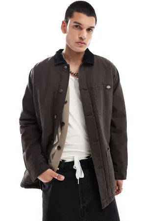 Dickies Chaqueta oscuro con forro de felpa densa Chore Duck Canvas de