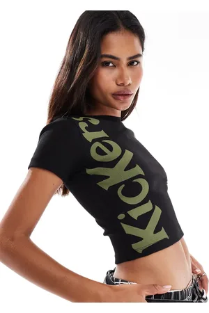 Kickers Camiseta con diseño encogido y logo retro de