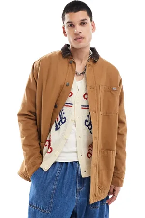 Dickies Chaqueta lavado con forro de felpa densa Chore Duck Canvas de