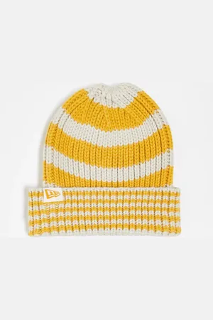 New Era Gorro a rayas de punto de