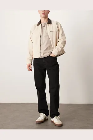 Abercrombie & Fitch Vaqueros negros de corte suelto ligeros de
