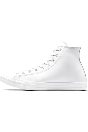 Converse Zapatillas de deporte blancas monocromáticas Chuck Taylor All Star Hi de -Blanco